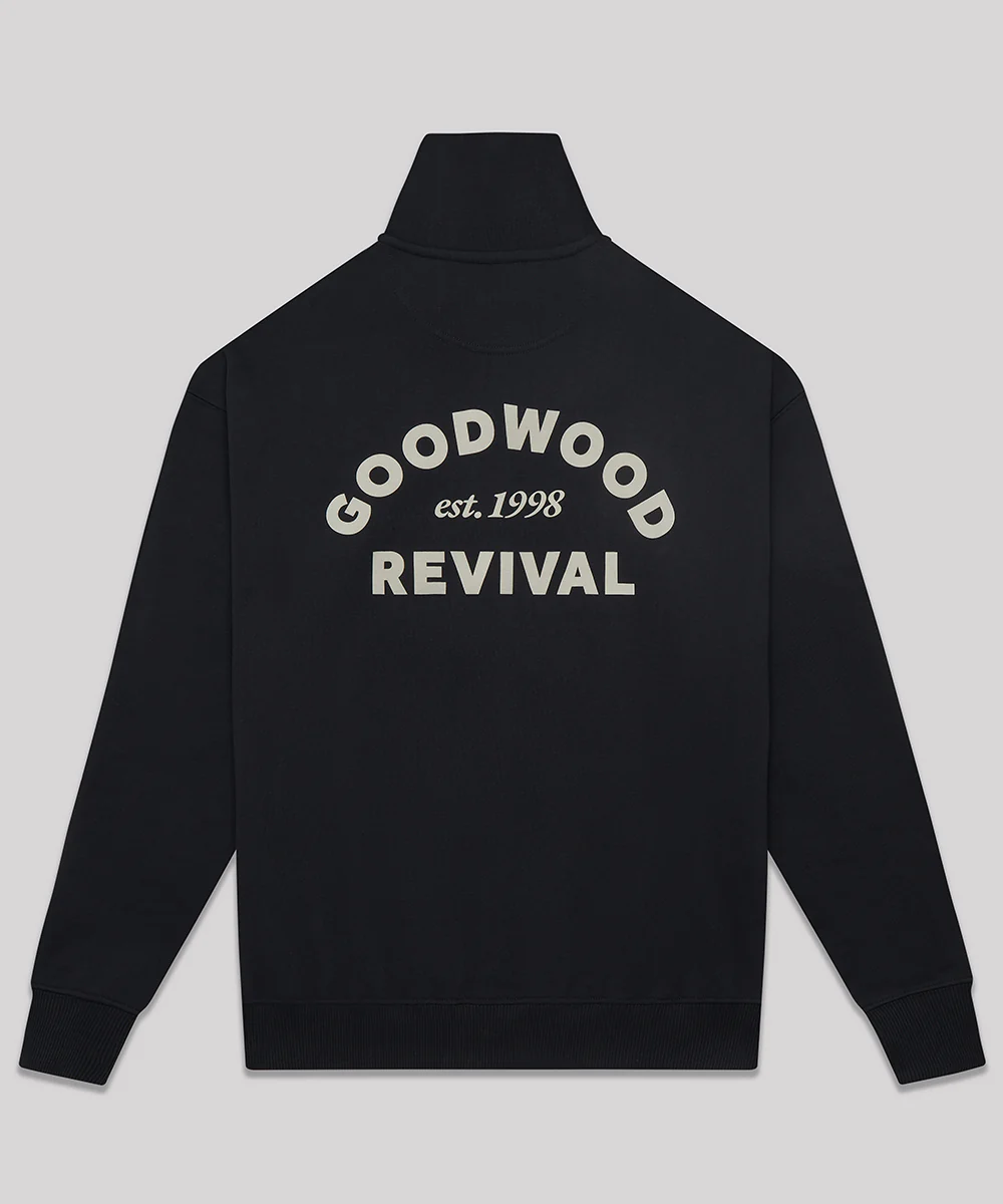Goodwood Revival 1/4 Zip Signwriter Sweatshirt - Image 7