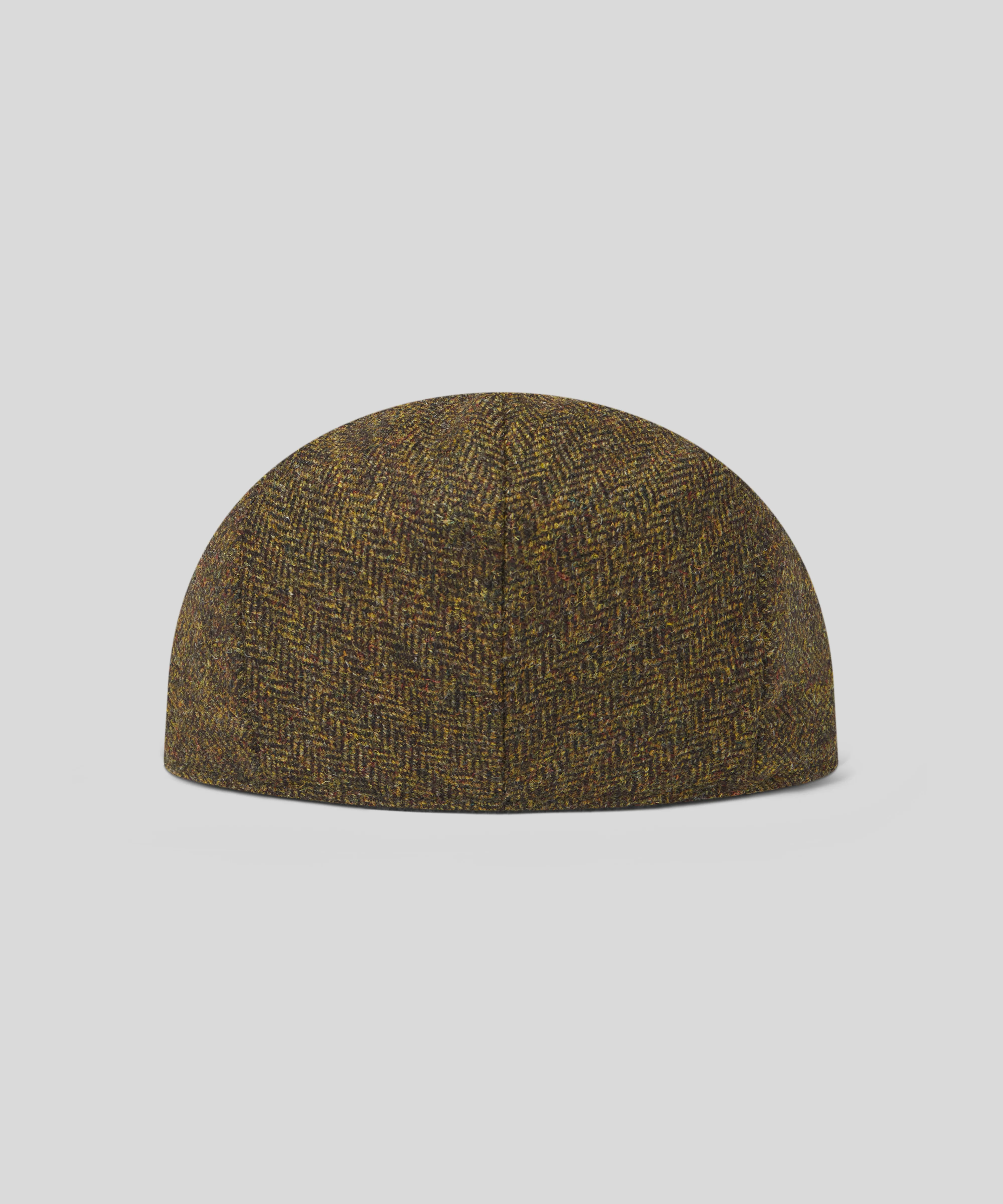 Goodwood Balmoral Tweed Flat Cap - Green - Image 2