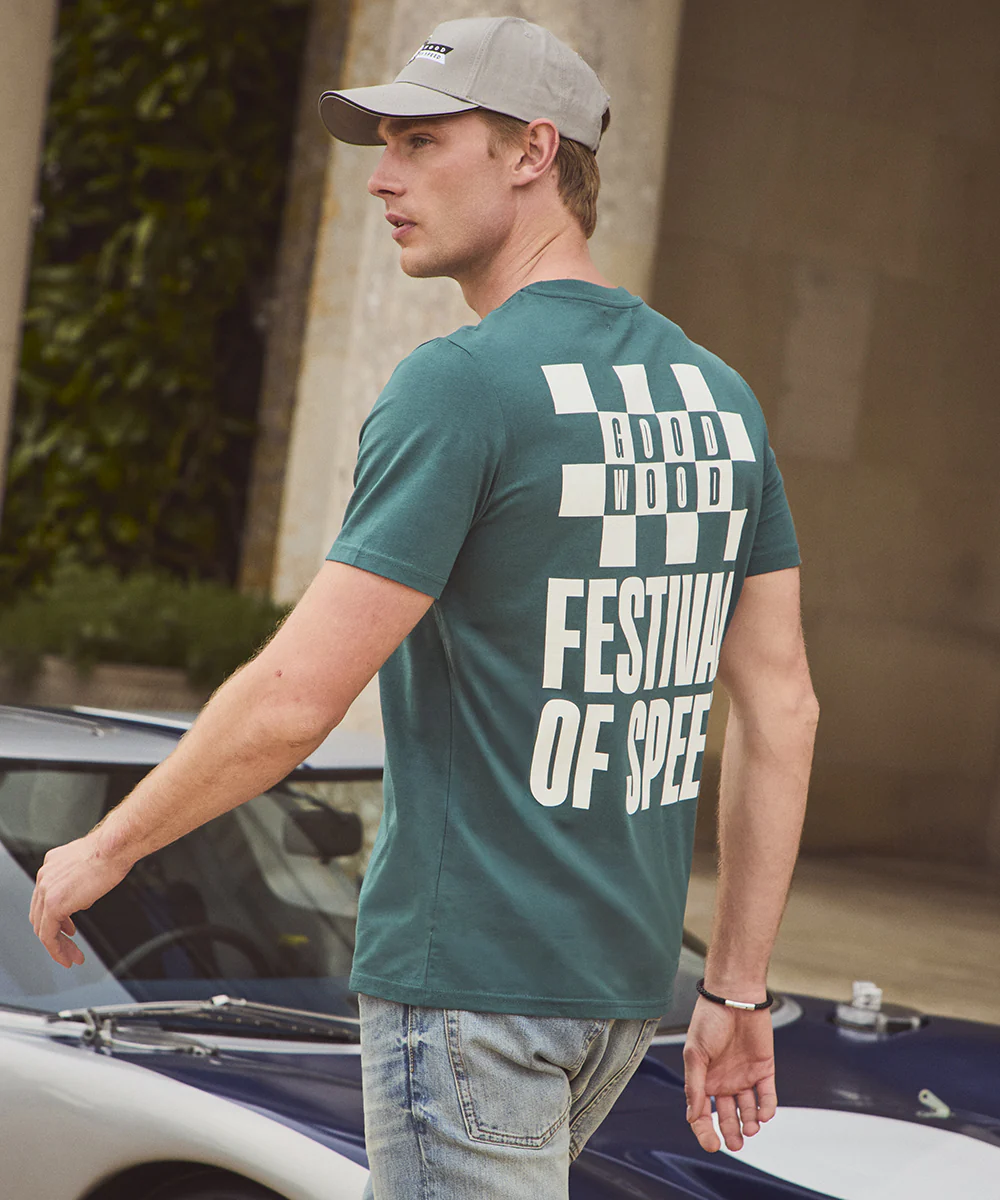 Goodwood Festival of Speed Bold Chequer Flag T-Shirt - Image 16