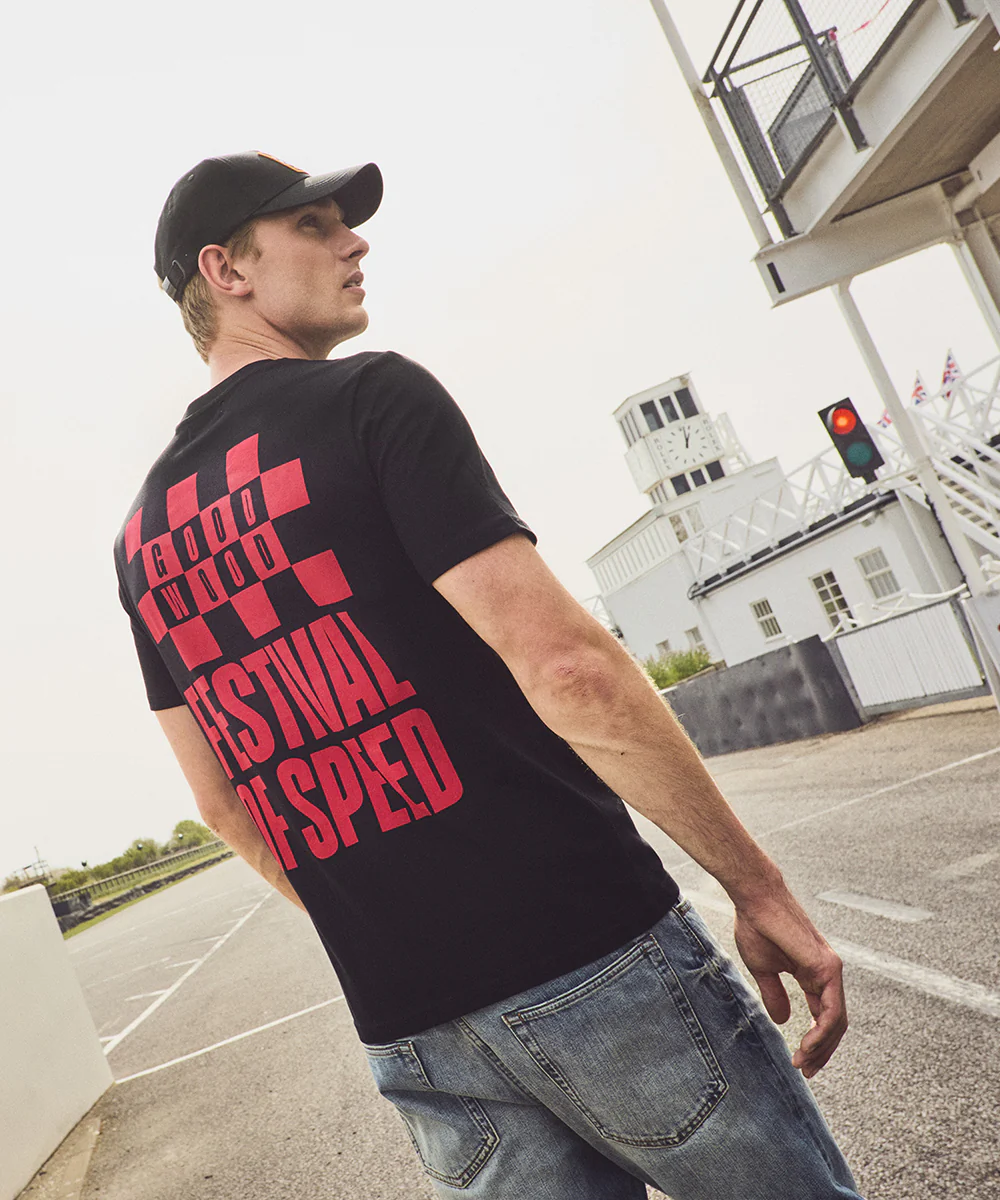 Goodwood Festival of Speed Bold Chequer Flag T-Shirt - Image 17