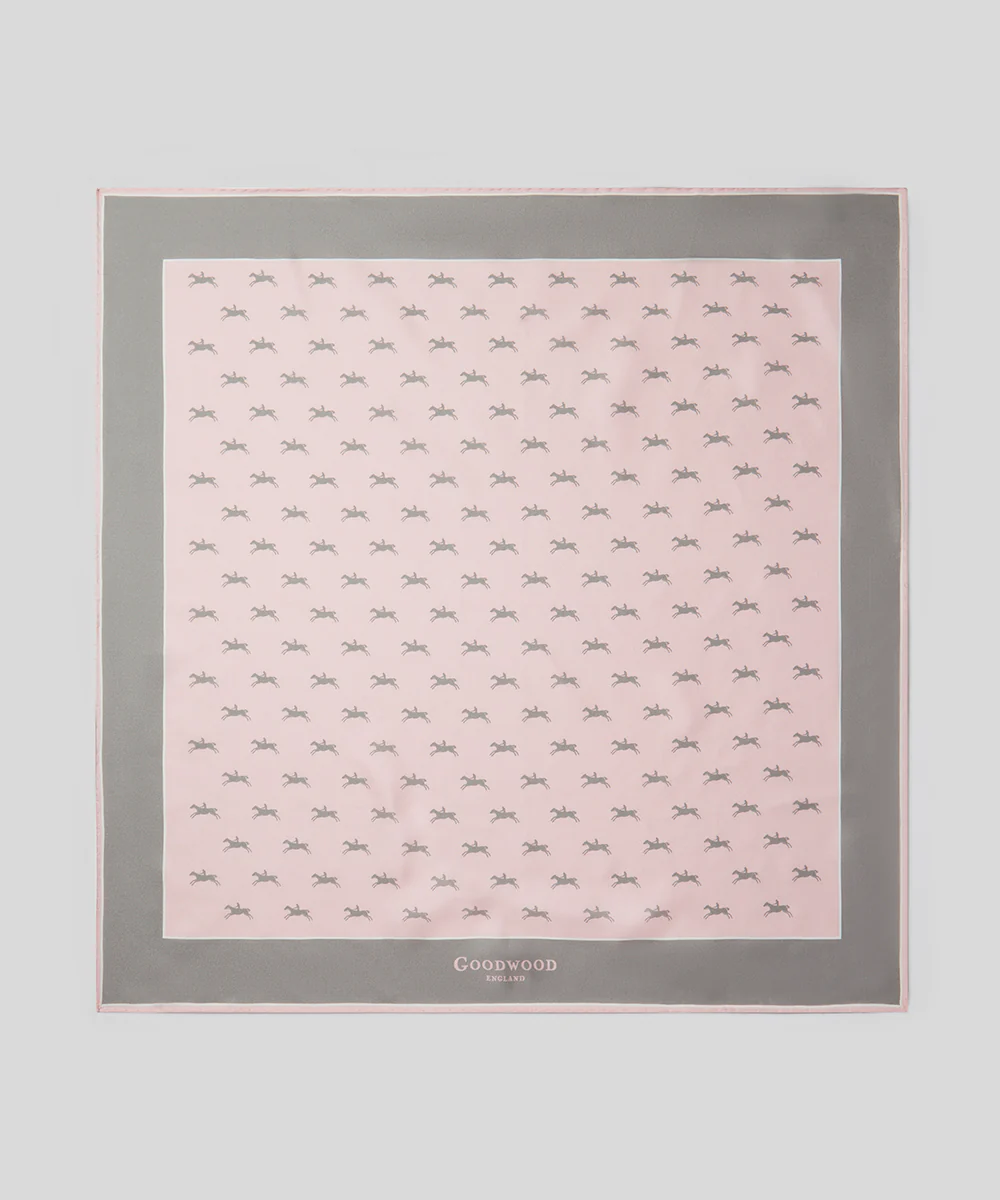 Silk Goodwood Members Horse Racing Scarf - Image 5