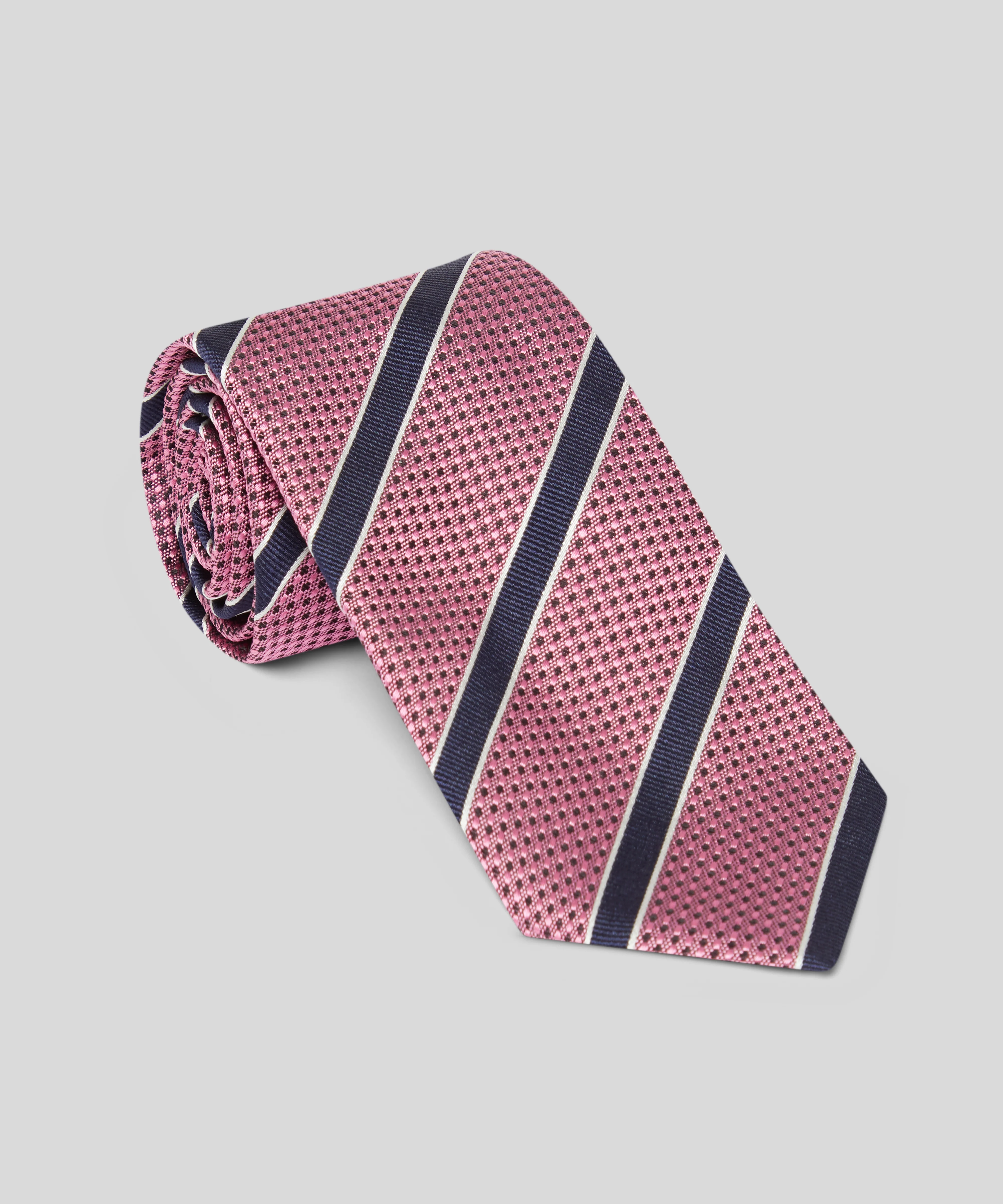 Goodwood Textured Silk Tie - Image 4